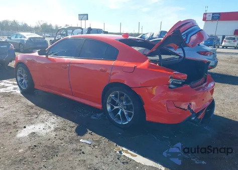 2022 Dodge Charger Gt Rwd из США, поврежденный, VIN 2C3CDXHG1NH176140